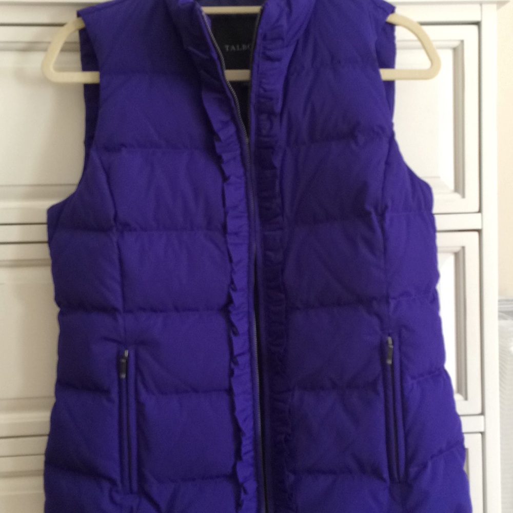 🆕 NWT- Talbots blue puffer vest